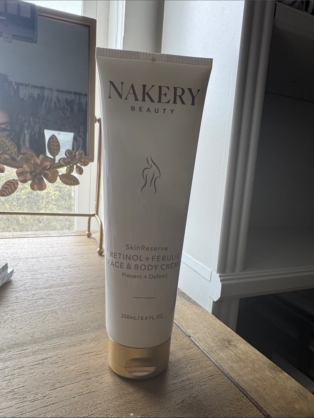 Nakery SkinReserve Retinol + Ferulic Face & Body Crème – 250 mL / 8.4 fl oz